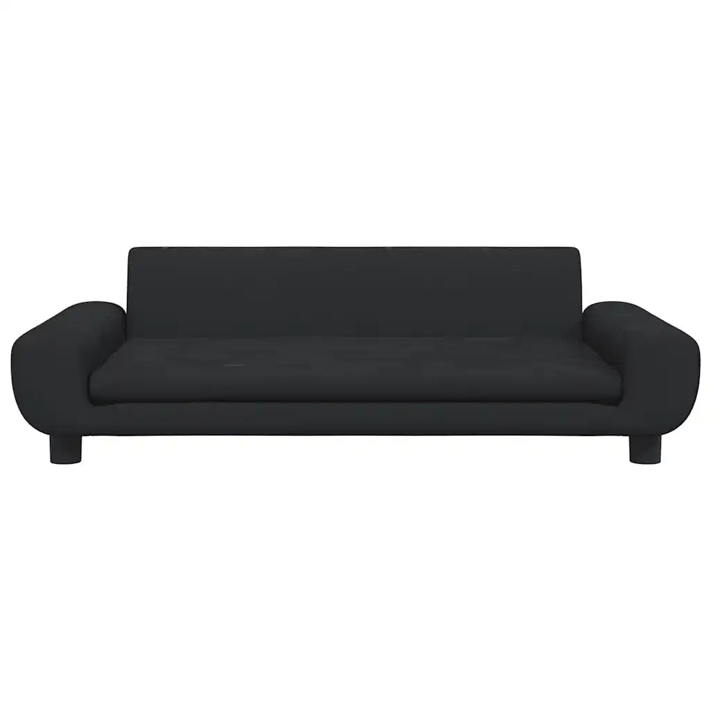 Lettino per Cani Nero 100x54x33 cm in Velluto CFW4580452