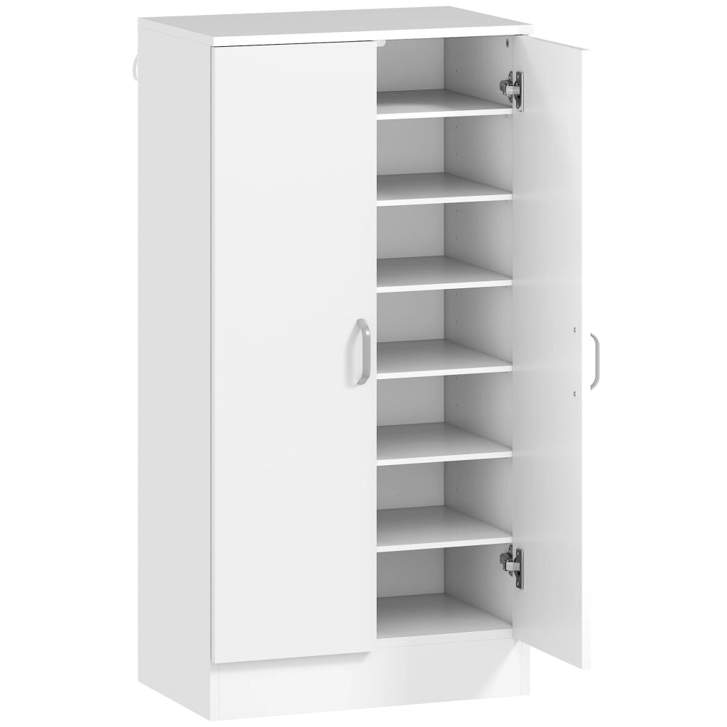 Scarpiera con ante ¨C zephmum ¨C bianco 80x30x100 cm