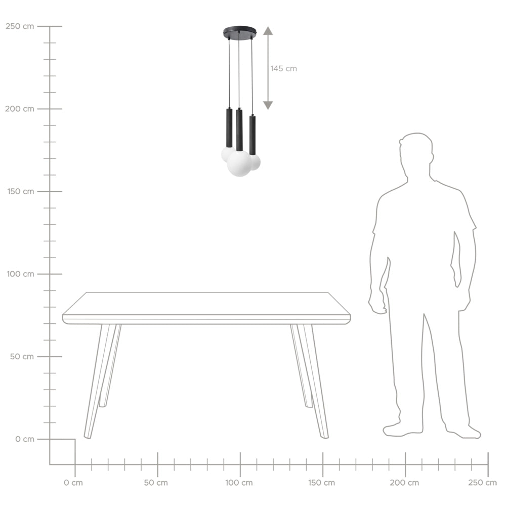 Lampadario metallo Nero stile moderno glamour soggiorno