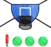 Anello da Basket per Trampolino - Palle a Luce emettenti - Impermeabile - Facile da Installare Anello da Basket