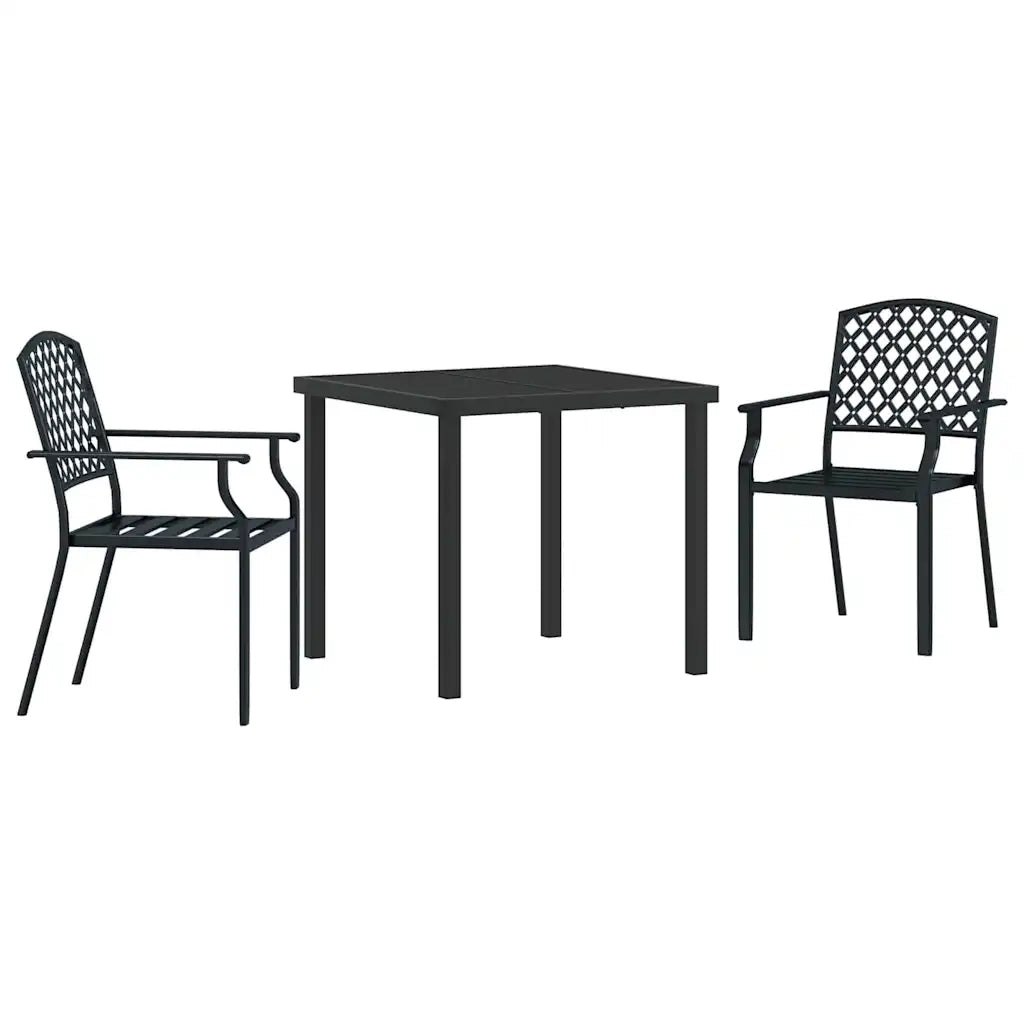 Set da Pranzo per Giardino 3 pcs Antracite 3379303
