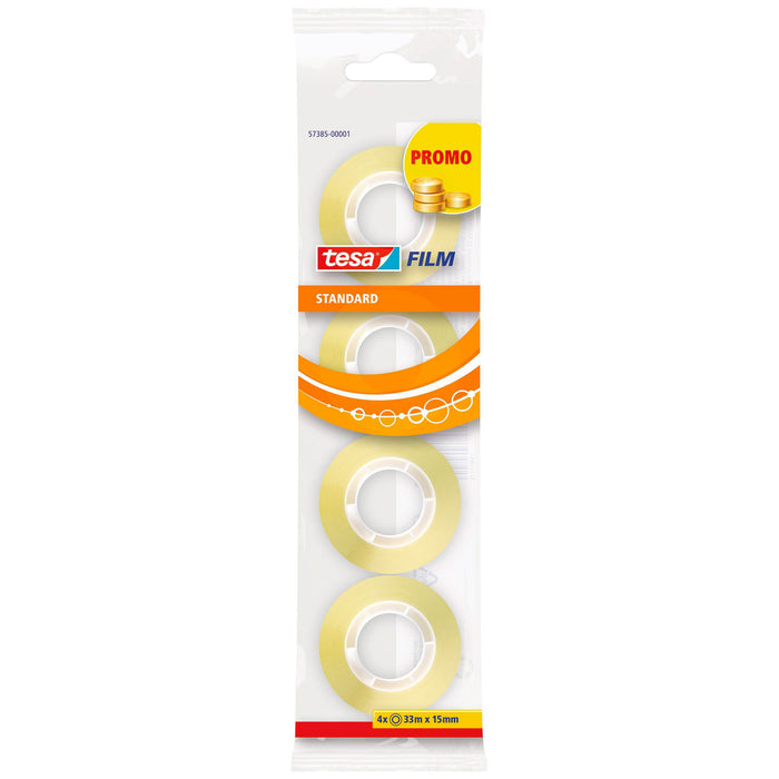 TESAFILM 4 ROTOLI MM.15XMT.33