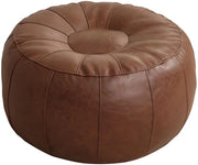 Polveriera Marocchina senza riempimento, 50,8 x 30,5 cm piedistallo in pelle di imitazione con cuscino di seduta, cuscino per pavimento per salotto, camera da letto, poltrona multifunzionale, facile da riempire