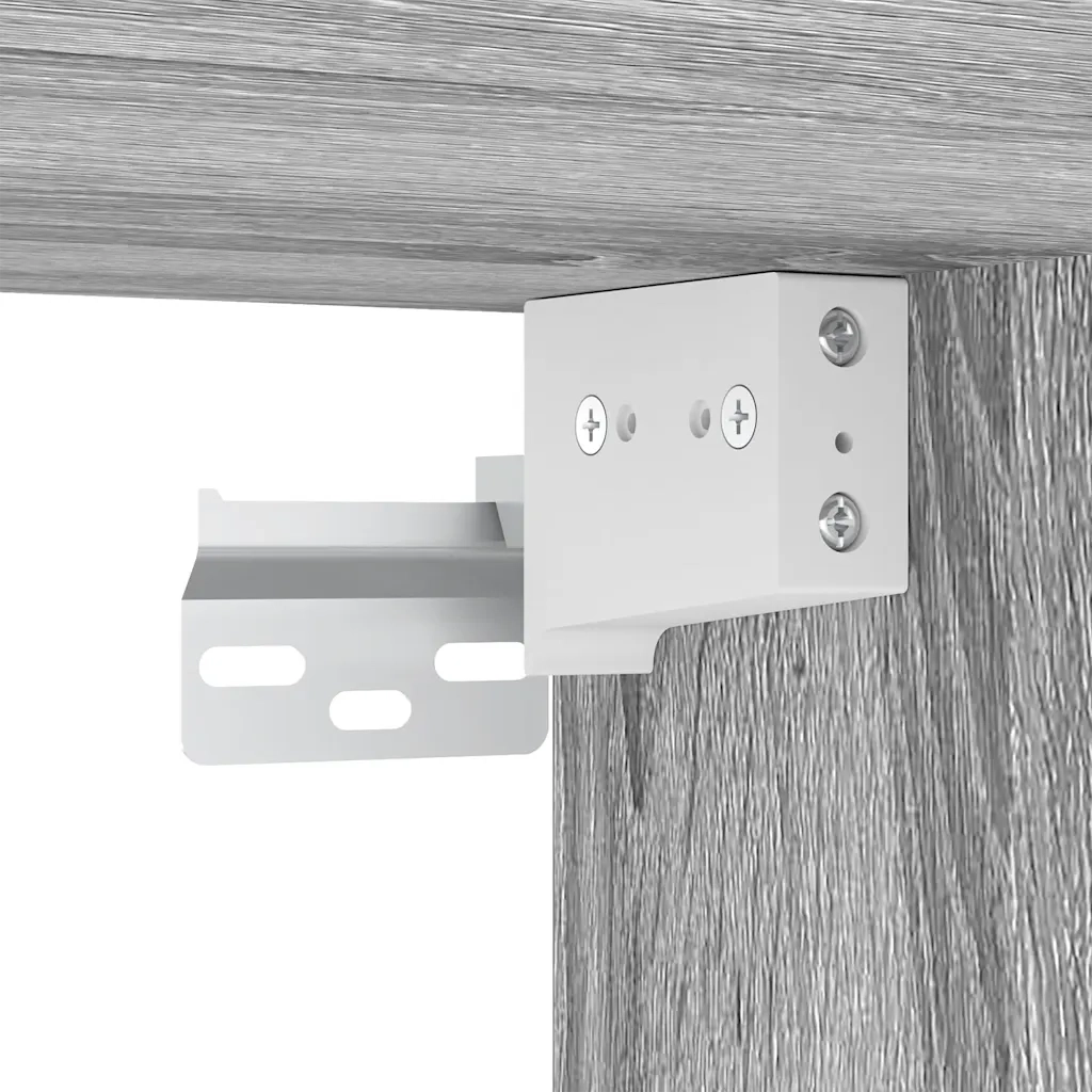 Armadio Grigio Sonoma 100x32,5x35 cm in Legno Ingegnerizzato cod mxl 75683