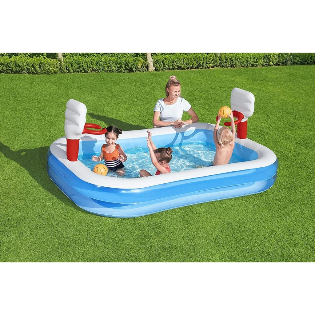 PISCINA FAMILY BASKETBALL 251X168XH102CM