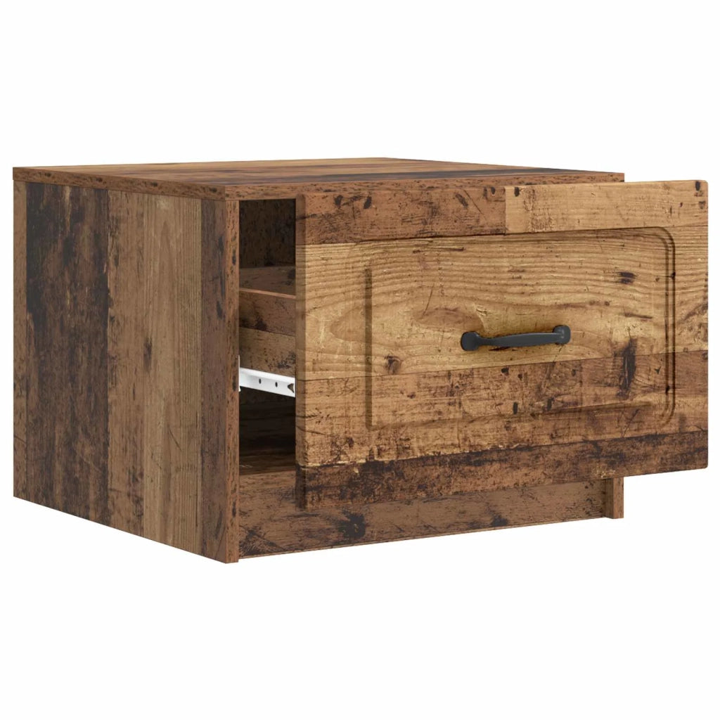 Tavolino da salotto con cassetto Legno antico 49 x 50 x 37 cm
