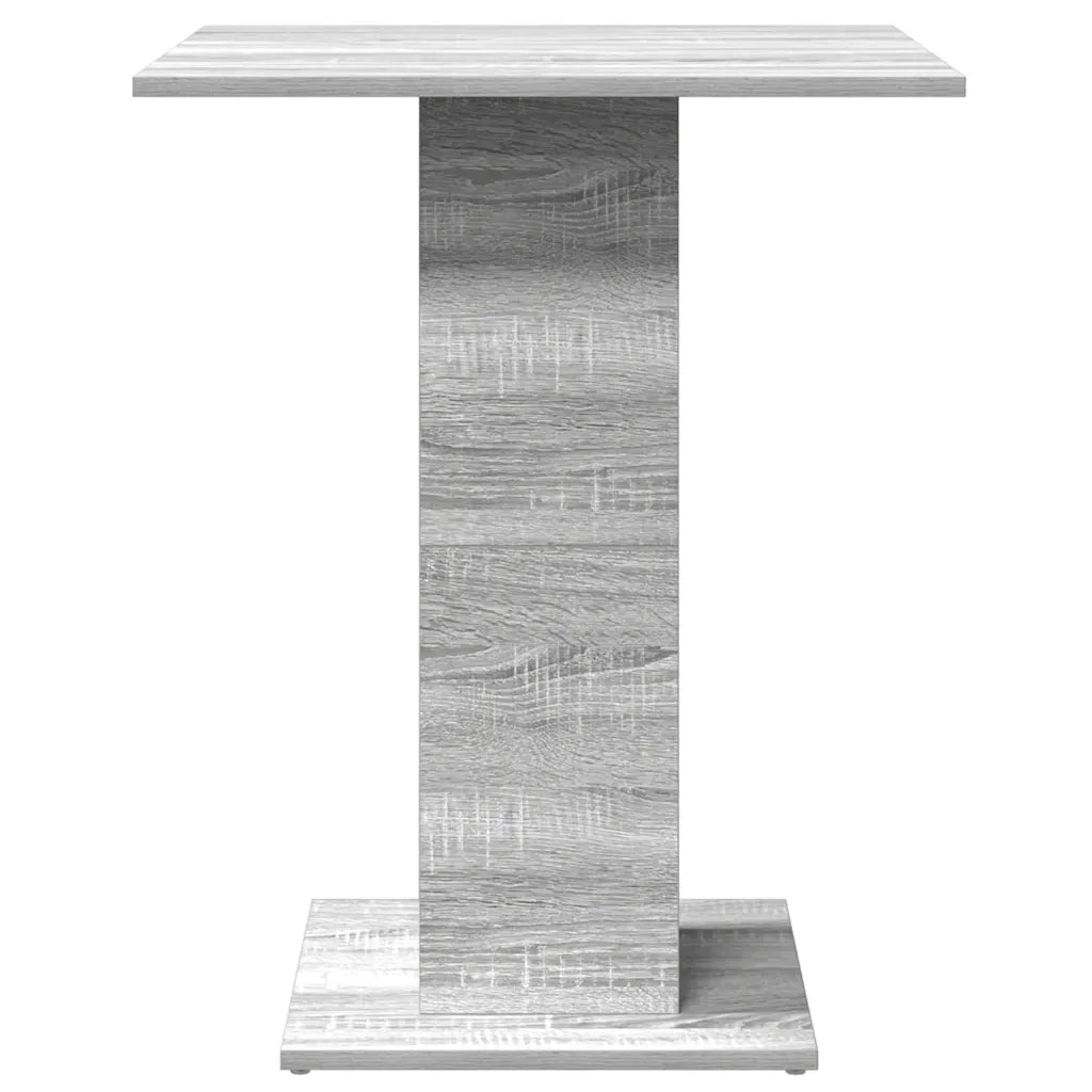 Tavolo da Bistrot Grigio Sonoma 60x60x75 cm Legno Multistrato 815103