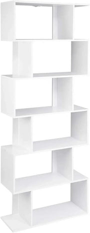 Libreria a 6 scomparti modello bianco 19_0000209