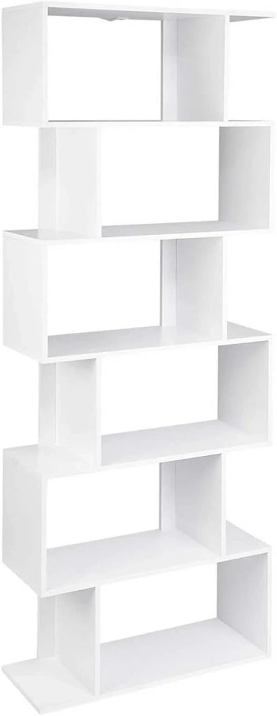 Libreria a 6 scomparti modello bianco 19_0000209