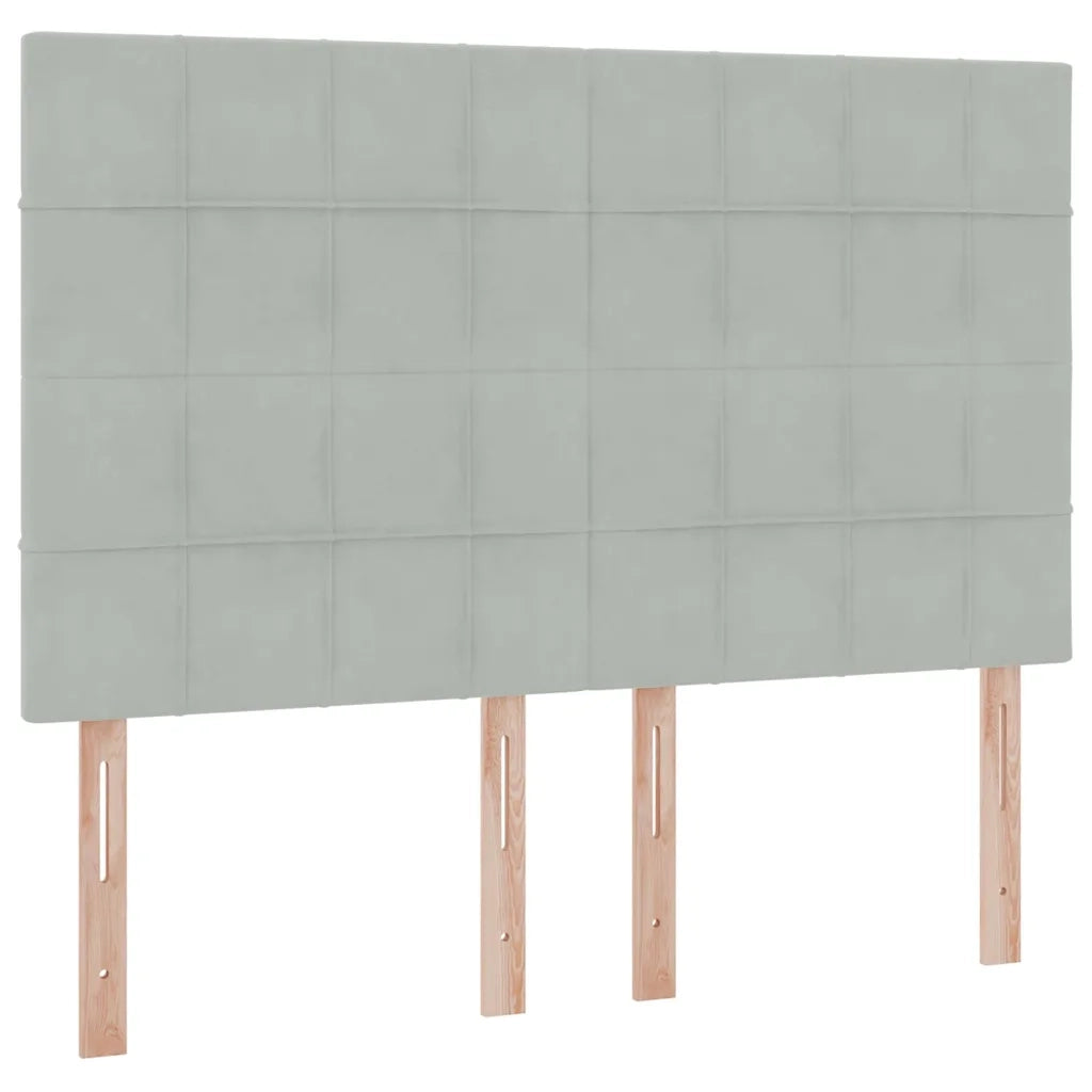 Letto con contenitore e materasso Grigio chiaro 140 x 200 cm 3372033