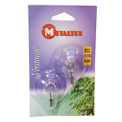 SET 2 GANCI VENTOSA PLAST.PVC