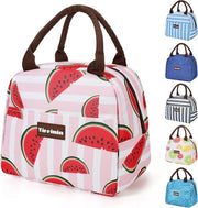 Borsa pranzo per donne e uomini, borsa pranzo isolata per bambine, borsa pranzo per adulti e bambini, grande borsa pranzo raffreddante per lavoro, scuola, picnic, rosa