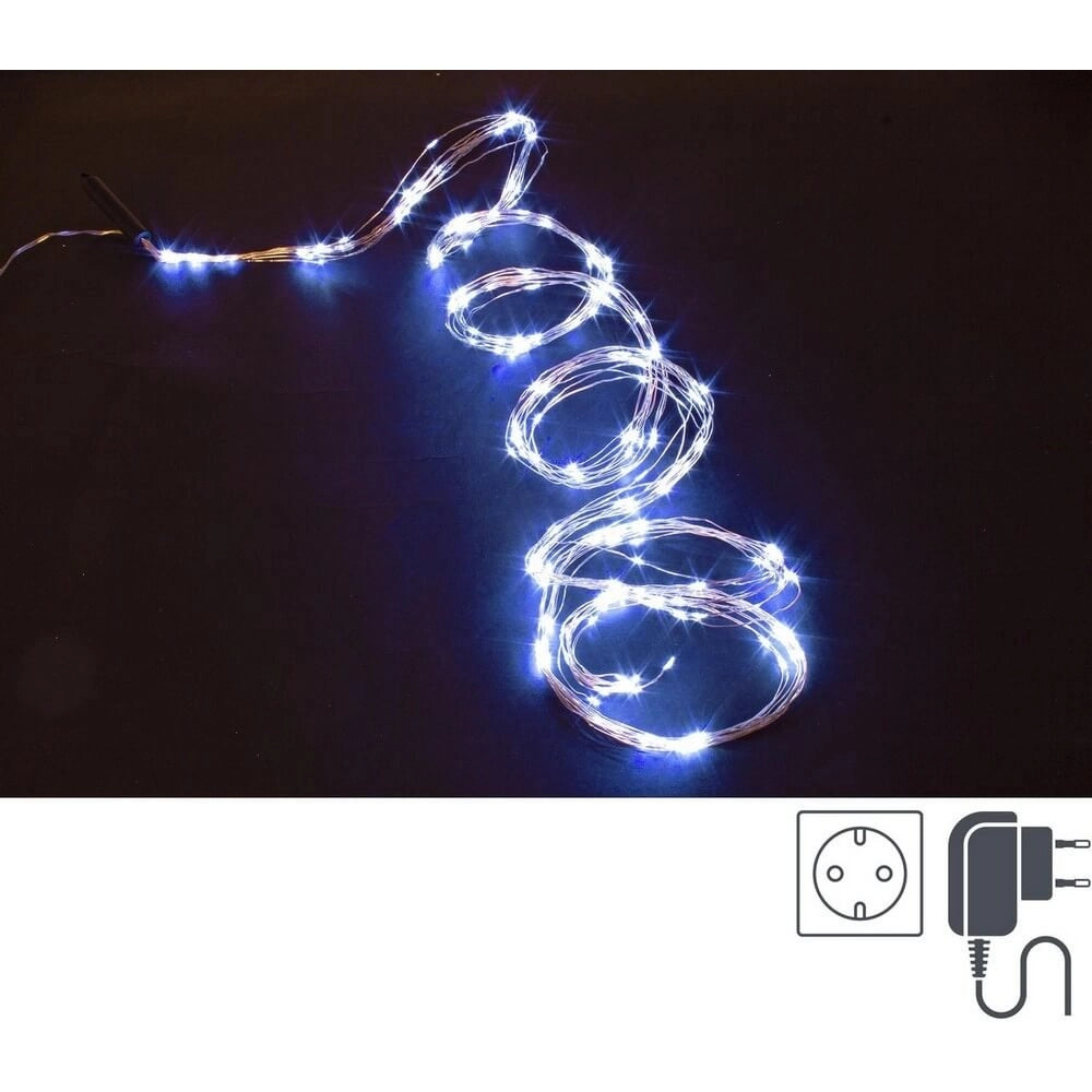 Ramo Luminoso con 240 MicroLED Bianco IP44 (12 Pezzi)