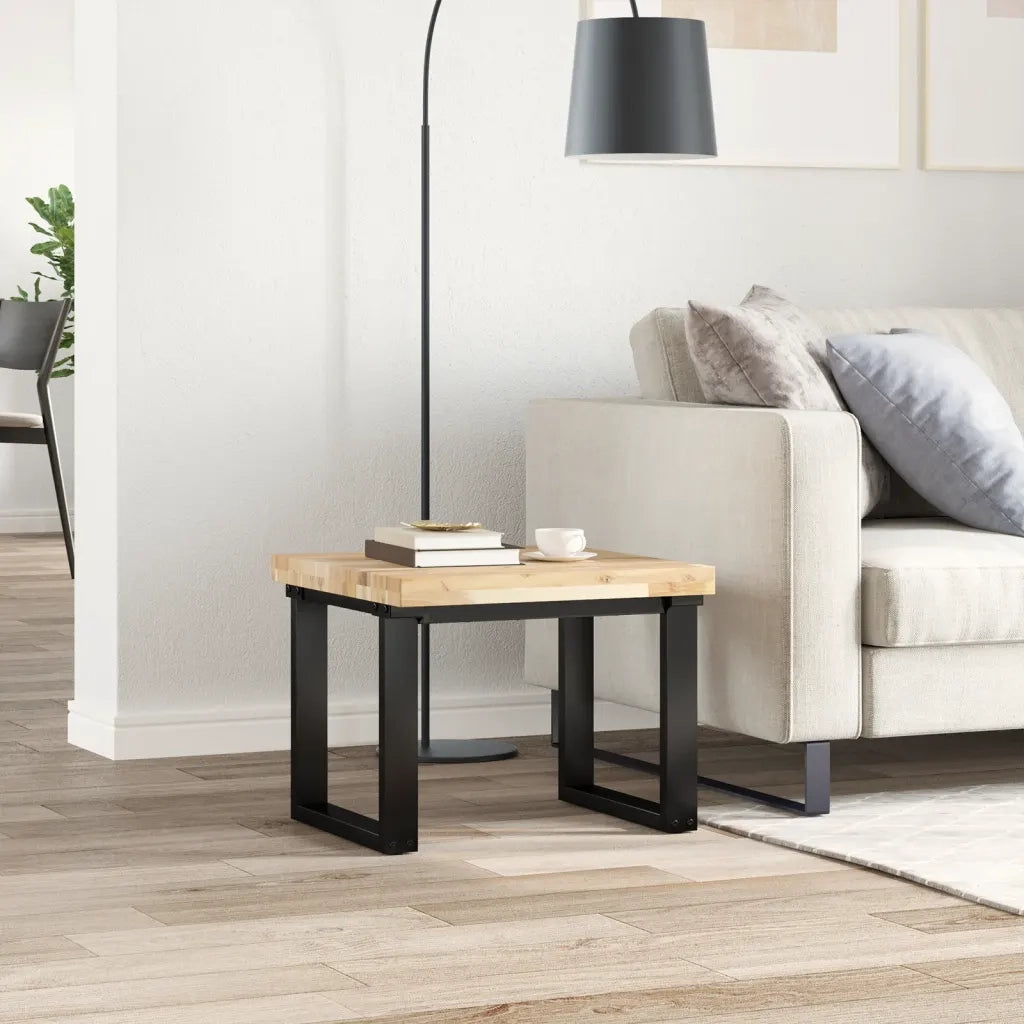 Piano Tavolo Quadrato 50x50x4 cm in Legno Massello di Acacia 4008713