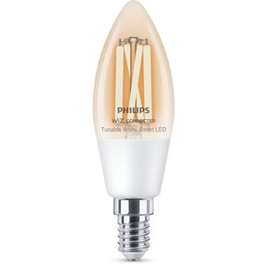 Lampadina a oliva a filamento 40W E14 Philips Smart