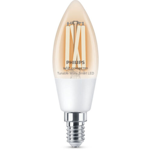 Lampadina a oliva a filamento 40W E14 Philips Smart
