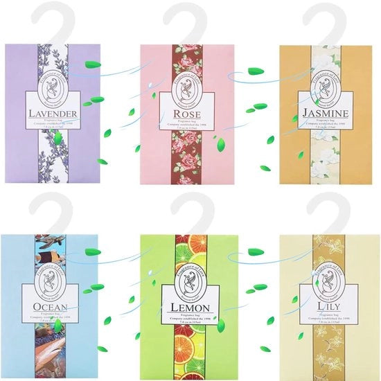 Sacchetto di deodorante per auto di alta qualità con profumi naturali - deodorante per auto - deodorante per toilette - spray deodorante - gel deodorante - inclusi chiodi.