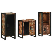Set di mobili per il bagno 3 pcs Legno Recuperato Massello 3305617