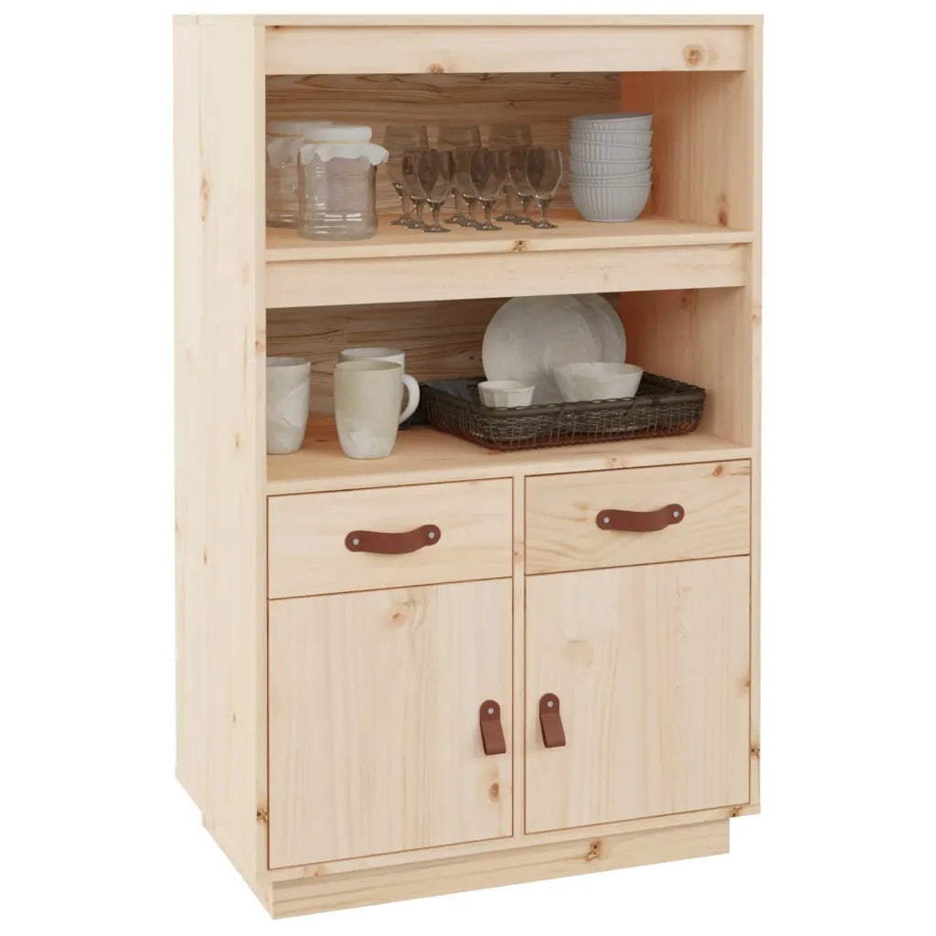 Credenza 67x40x108,5 cm in Legno Massello di Pino 820157