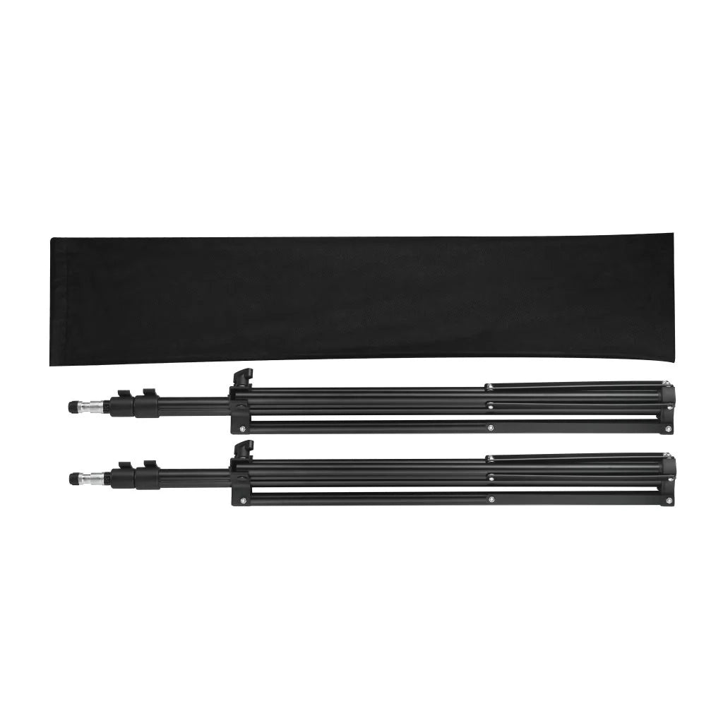 Supporti luminosi professionali per illuminazione 2 pezzi altezza 78-210 cm 02_0001524