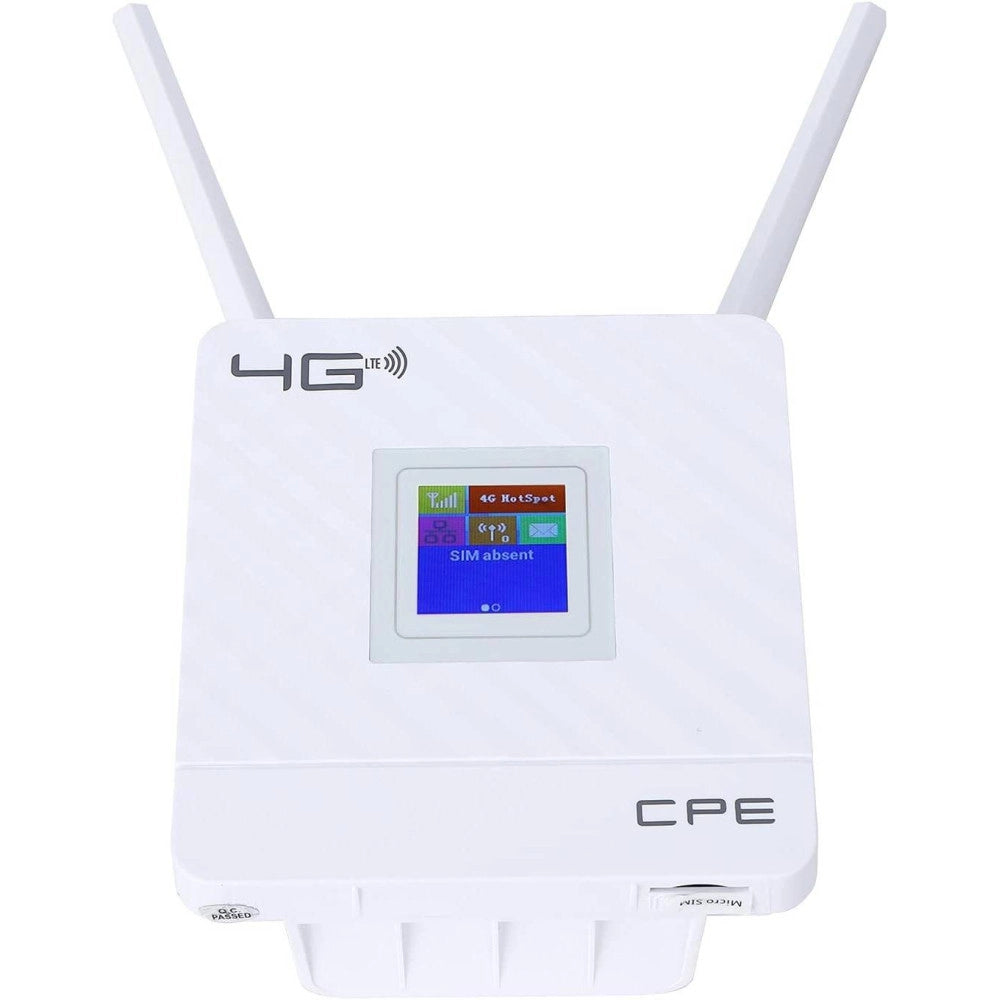 Trade Shop - Modem Router Per Sim 4g Lte Wifi Hotspot Doppia Antenna Porta Lan Universale Cpe -