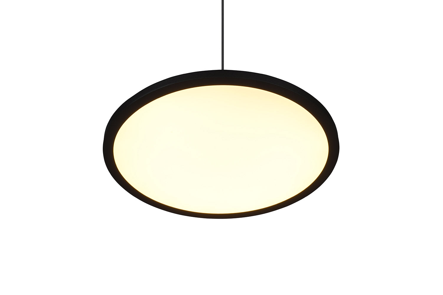 Lampada a Sospensione da Interno a LED in Metallo Nero Opaco