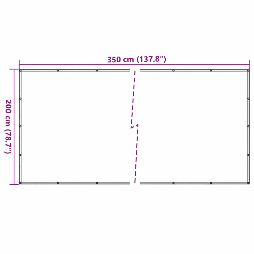 Rete per Rimorchio Verde 2x3,5 m HDPE CFW1400775