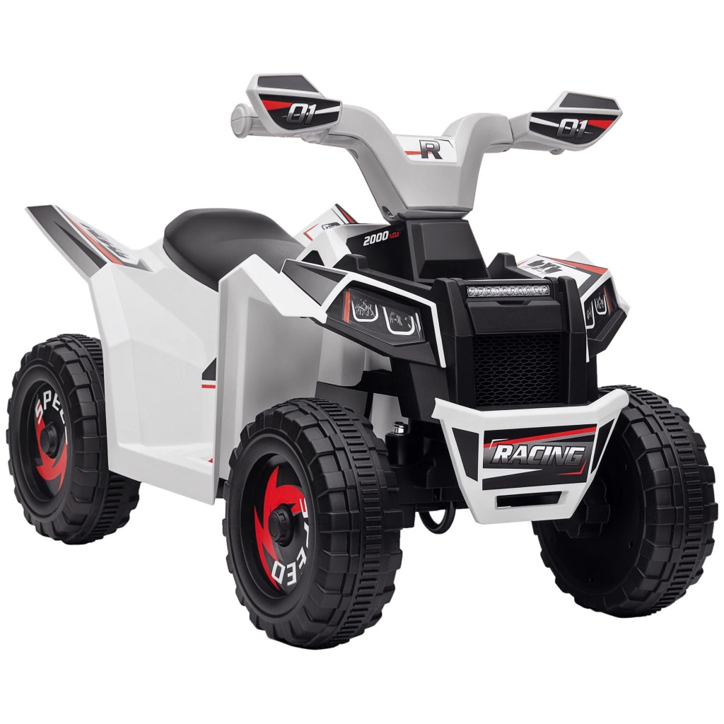 Quad Elettrico per Bambini 6V ¨C zephmum ¨C Bianco