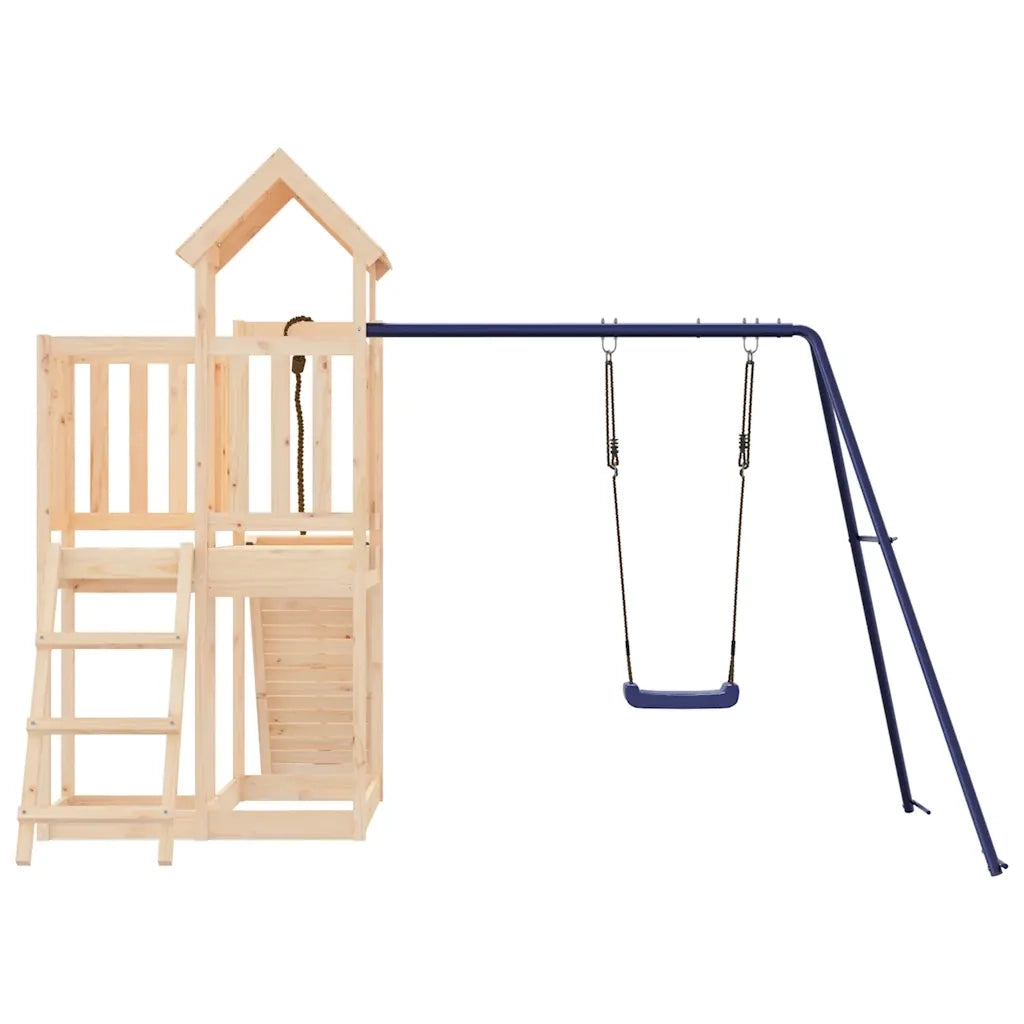 Set da Gioco da Esterno in Legno Massello di Pino 3155834