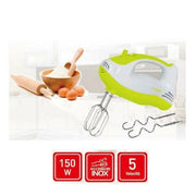 Trade Shop - Sbattitore Elettrico Frullatore Impastatore 5 Velocita' 150 Watt Hoomei Hm-6820 -