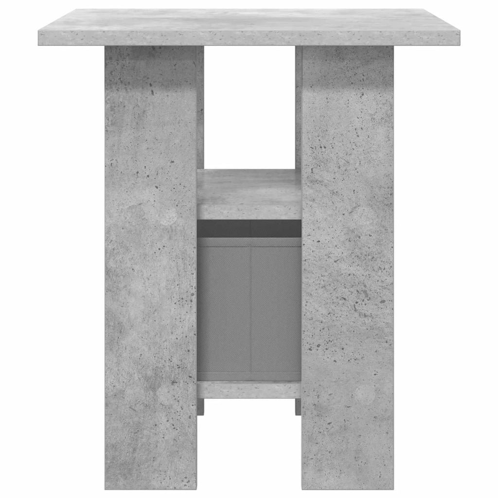 Comodino 2 pcs Grigio cemento 41 x 40 x 45 cm Legno multistrato