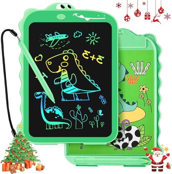 Tavolo da disegno per bambini 85 pollici LCD - pannelli di colore per disegno con cerniera e pennello con dinosauro tema