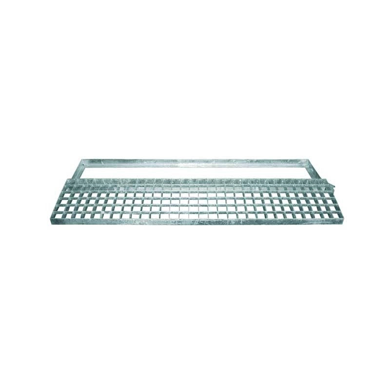 Telaio con griglia zincata : Dimensione - cm 100x40