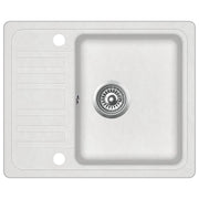 Lavello da cucina 57,5 ​​x 46 cm granito bianco 02_0002346