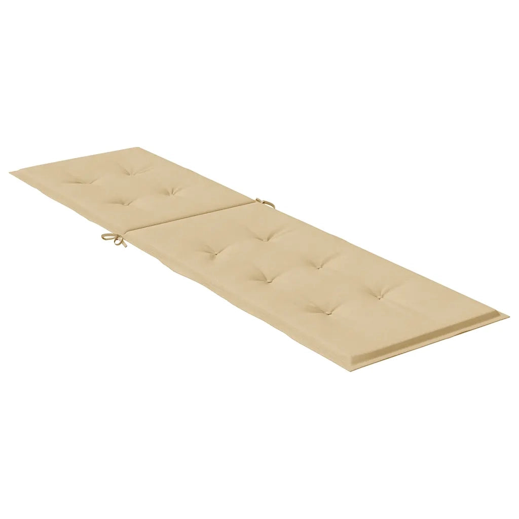Cuscino per Sdraio Beige Mélange (75+105) x 50 x 4 cm in Tessuto 4002490