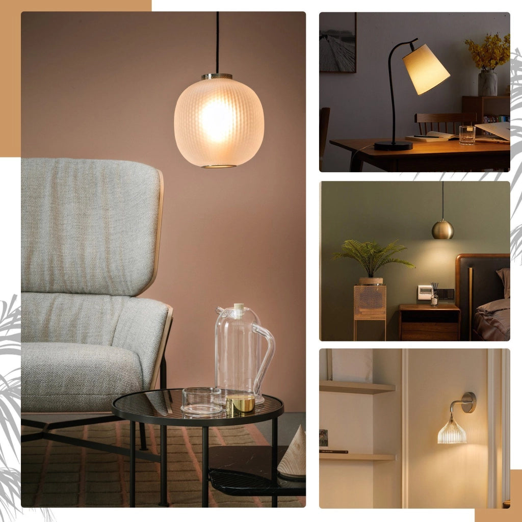 ZMH Bombilla LED Bombilla Edison Vintage Blanco Cálido Filamento Vintage para Hotel Casa