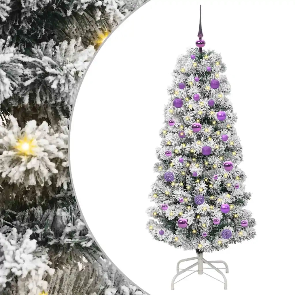 Albero di Natale | Decorazioni natalizie Artificiale con Rami Pieghevoli 150 cm