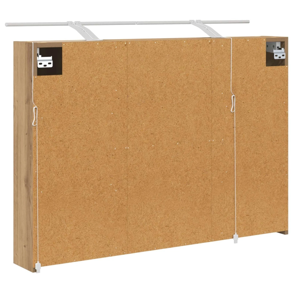 Mobiletto per specchio da bagno con porta Rovere Artigianale 889134