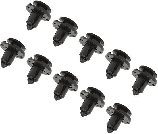 Viti di fissaggio 10 pezzi - Costruzione duratura - Clip auto - Sostituti per Model Y/S/X - Alta resistenza a temperatura - Adattamento perfetto - Clip auto