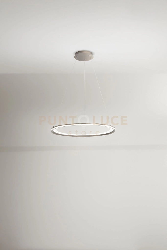 Sospensione in alluminio colore grigio Edge biemissione LED 86W 3000K CRI?83 220-240V 50/60Hz 6020Lm
