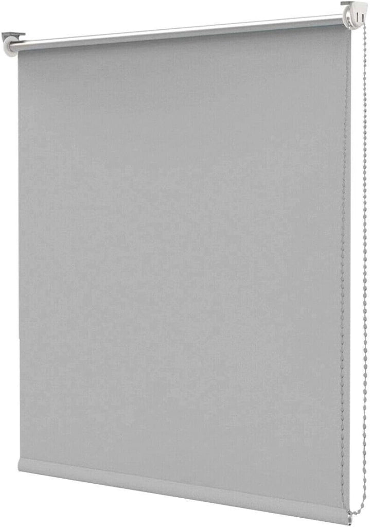 Tenda a Rullo Avvolgibile Porta Finestra Casa Ufficio Parete Soffitto Grigio 120x180 cm