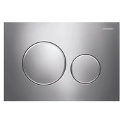 PLACCA 2 TASTI MODELLO SIGMA 20 CROMATO/SATINATO/CROMATO   GEBERIT