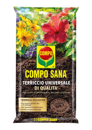 Compo SANA UNIVERSALE Terra Terriccio substarto concimato Turbo Radici 50 LT