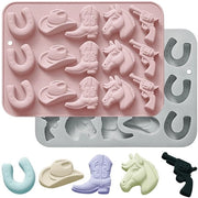 Forme per dolci in silicone - Forme per cioccolato - Forme per caramelle - Forme per gelato e cubetti di ghiaccio - Materiale flessibile e non tossico - 2 pezzi - Forme per caramelle