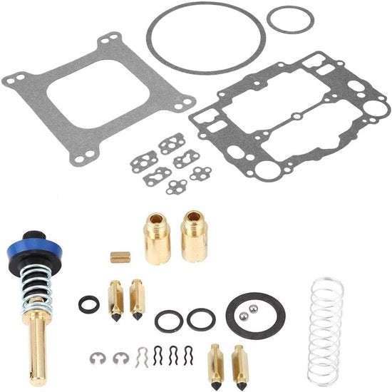 Set di 9 pezzi di attrezzi di riparazione auto - Compacto e pratico - Rosso - Strumenti professionali per riparazioni auto - Adatto a tutti i marchi e modelli - Componenti auto rosso blu e grigio.