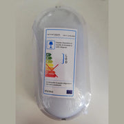 PLAFONIERA IP 65 IN PVC BIANCA , OVALE 20W 4000K 1500 LM
