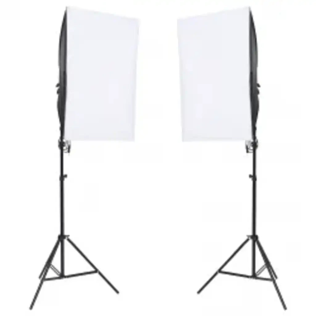 Kit per Studio Fotografico con Set Luci, Fondale e Riflettore