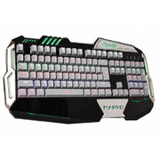 Trade Shop - Marvo Scorpion Kg910 Tastiera Gaming Retroilluminata Pc Usb Meccanica Poggiapolsi -
