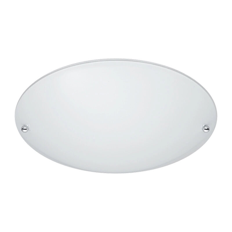 PLAFONIERA LANA VETRO SATINATO E27 D 25 CM- 1,0 pz