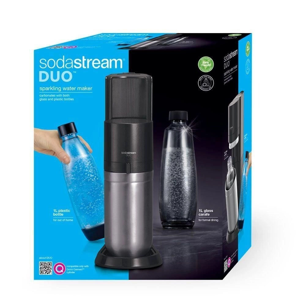 SodaStream DUO Nero, Acciaio inossidabile